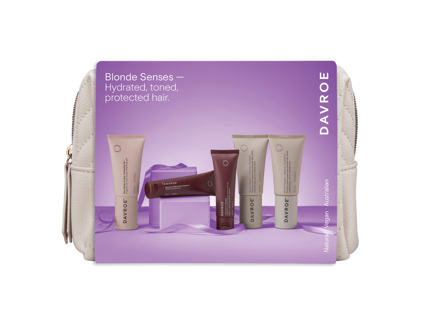 Davroe Travel pack Blonde Senses-5 piece